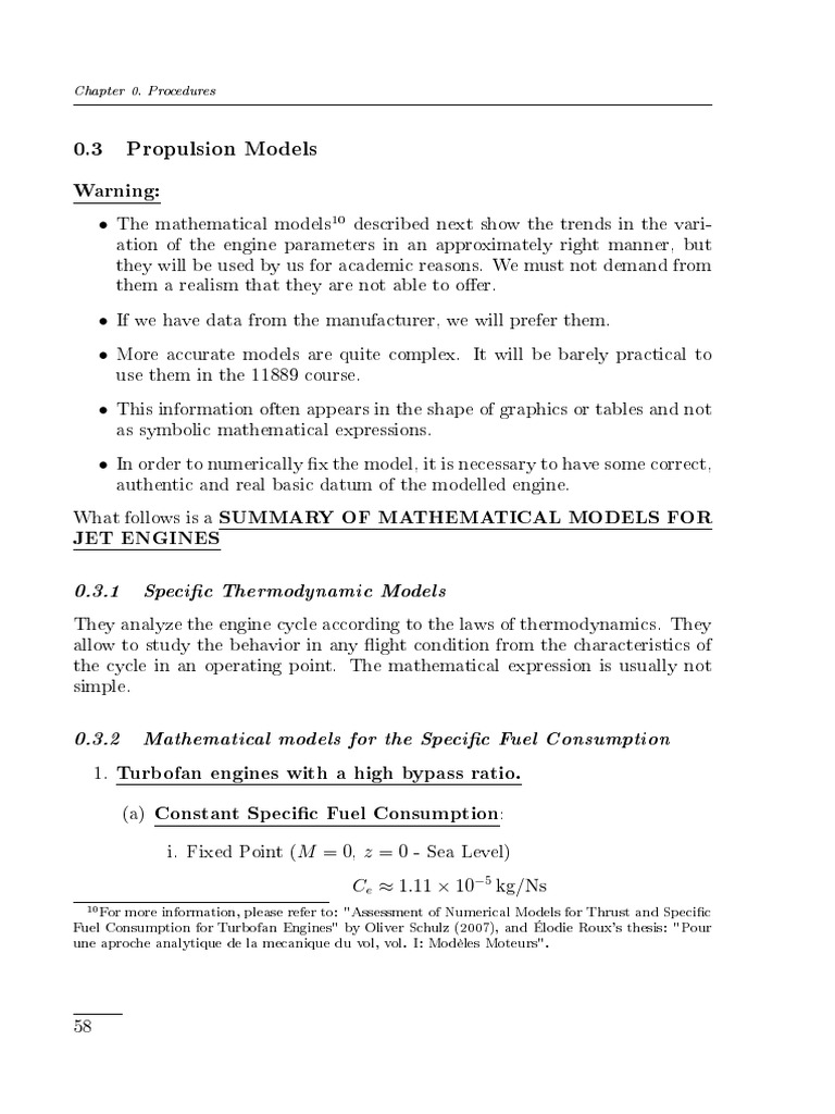 Jet Engine Propulsion Models Overview | PDF | Thrust | Jet Engine
