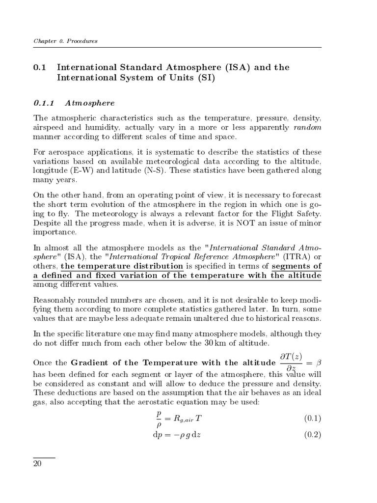 ISA & SI: Atmospheric Models Explained | PDF | Atmosphere Of Earth ...
