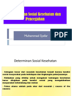 Determinan Sosial Kesehatan