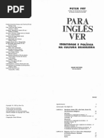 Fry, Peter Para Ingles Ver Identidade e Politica Na Cultura Brasileira