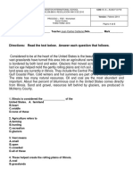 6th Social Studies PDE Worksheet Third Term 2018