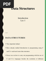 Data Structure Lecture 1