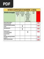 Roteiro de Contratação de Funcionários