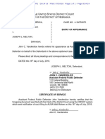 Joe Melton Notice of Attorney Appearance - Defendant 8