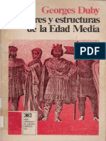 Duby Georges-Hombres y Estructuras de La Edad Media PDF