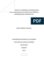 Tecnologías de La Demencia. David Gómez Valencia