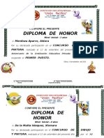 Diplomas Dibujo y Pintura Inicial 2018