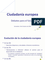 Ciudadanía Europea - Debates para El Futuro