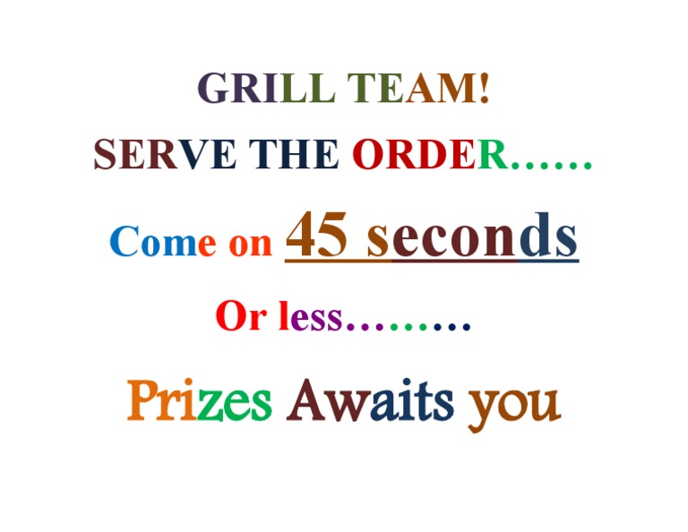 Grill Team PDF