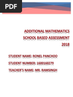 CSEC Physics Investigative Project Example | PDF | Slope