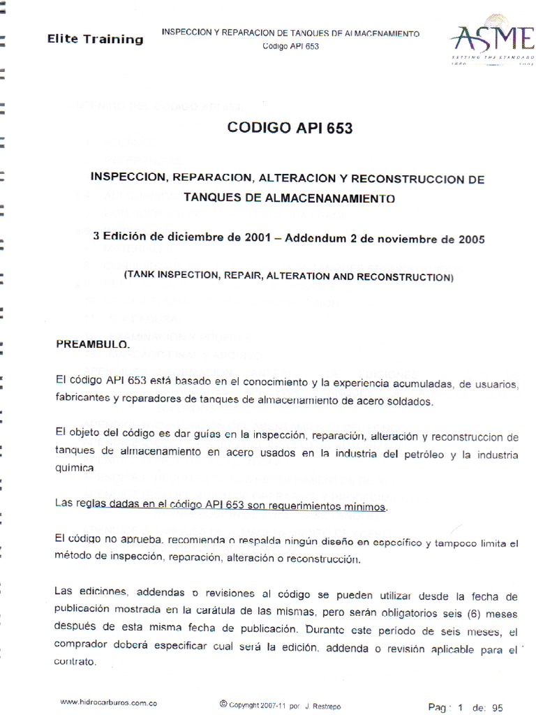 API 653 en Español | PDF