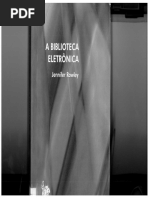 A Biblioteca Eletrônica - ROWLEY, Jennifer Parte 1