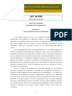 Derecho Comercial Ley 19.550 Revista Comentada