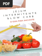 Jejum Intermitente e Dieta Low Carb Para Emagrecer - eBook Oficial