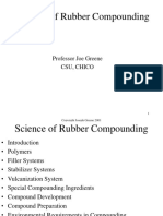 Science of Rubber Compounding: Professor Joe Greene Csu, Chico
