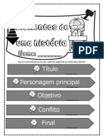 Produção de Texto Elementos de Uma História PDF