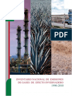 Inventario Nacional de Emisiones de Gases de Efecto Invernadero 1990 - 2010