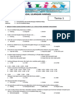 Soal K13 Kelas 3 SD Tema 1 Subtema 1 Ciri-Ciri Makhluk Hidup Dan Kunci Jawaban