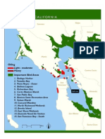 Audubon California Map of SF Bay Oil Spill, November 9, 2007