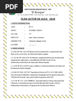 Plan Lector de Aula - 2018