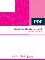 Guia de Orientacion Modulo de Atencion en Salud Saber Pro 2016 2 PDF