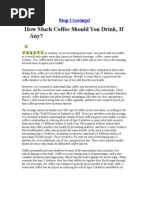 Download How Much Coffee Should You Drink by melissa_glanc SN38922844 doc pdf