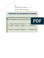 Semana 1 - Conferencia 1 Sistema de Ecuaciones Lineales