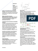 Physics Ideas Superconductor Summary