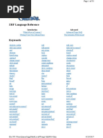 Zillions Language Reference