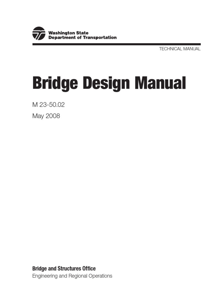 WSDOT Bridge Design Manual M 23-50.02 | PDF | Prestressed Concrete ...
