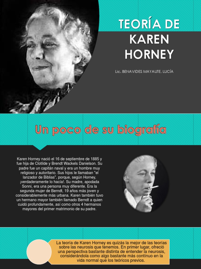 Karen horney teoria de la personalidad_teorias