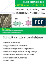 Struktur, Fungsi Dan Metabolisme Nukleotida