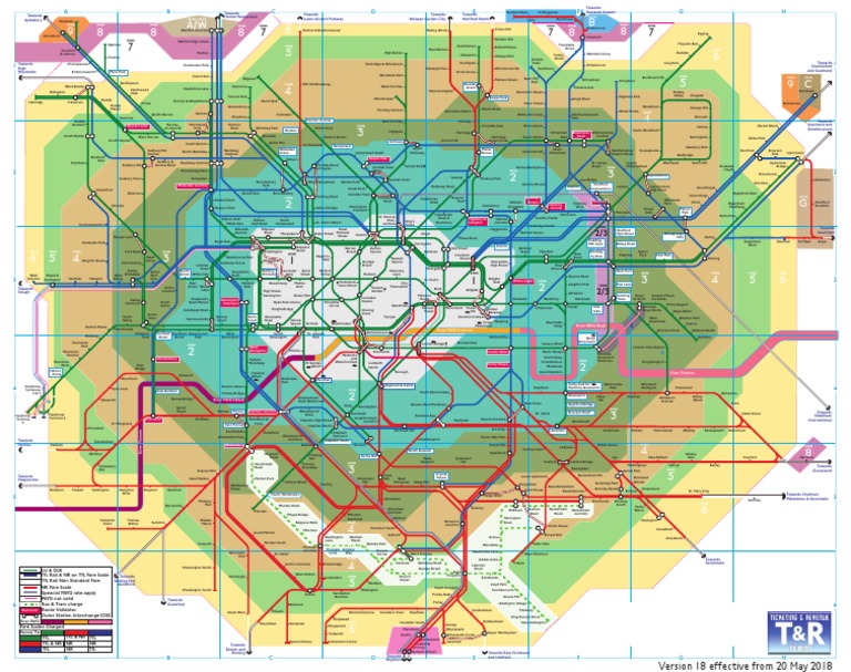 Oyster PAYG Map PDF PDF