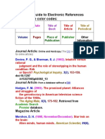 APA Style Guide To Electronic References Follow These Color Codes