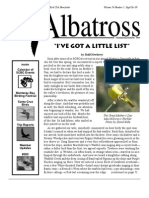 September-October 2009 The Albatross Newsletter Santa Cruz Bird Club