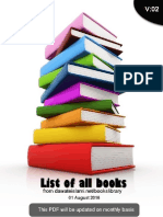 Old List of Books