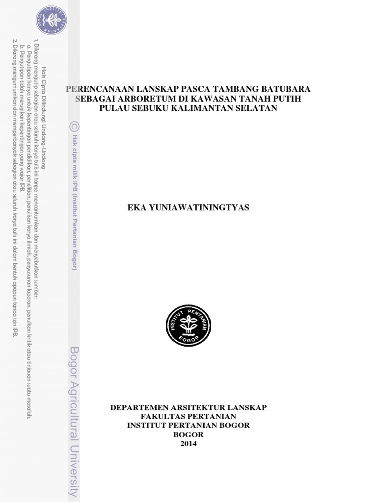 Judul Skripsi Arsitektur Lanskap Ide Judul Skripsi Universitas