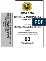 Soal Tryout Un Bind Sma Ips