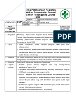 4.2.4.3 SOP Monitoring Pelaksanaan Kegiatan Tepat Waktu, Sasaran Dan Sesuai Tempat Oleh Penanggung Jawab UKM