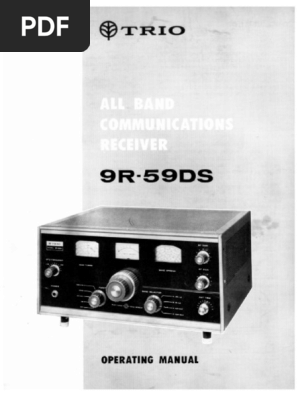 9R 59DS Instruction Manual and Schematic | PDF
