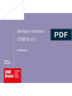 Aerospace Structures UFMFX6-15-2: Dr. Mayo Adetoro