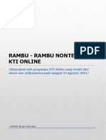 Rambu-rambu Nonteknis KTI Versi Revisi