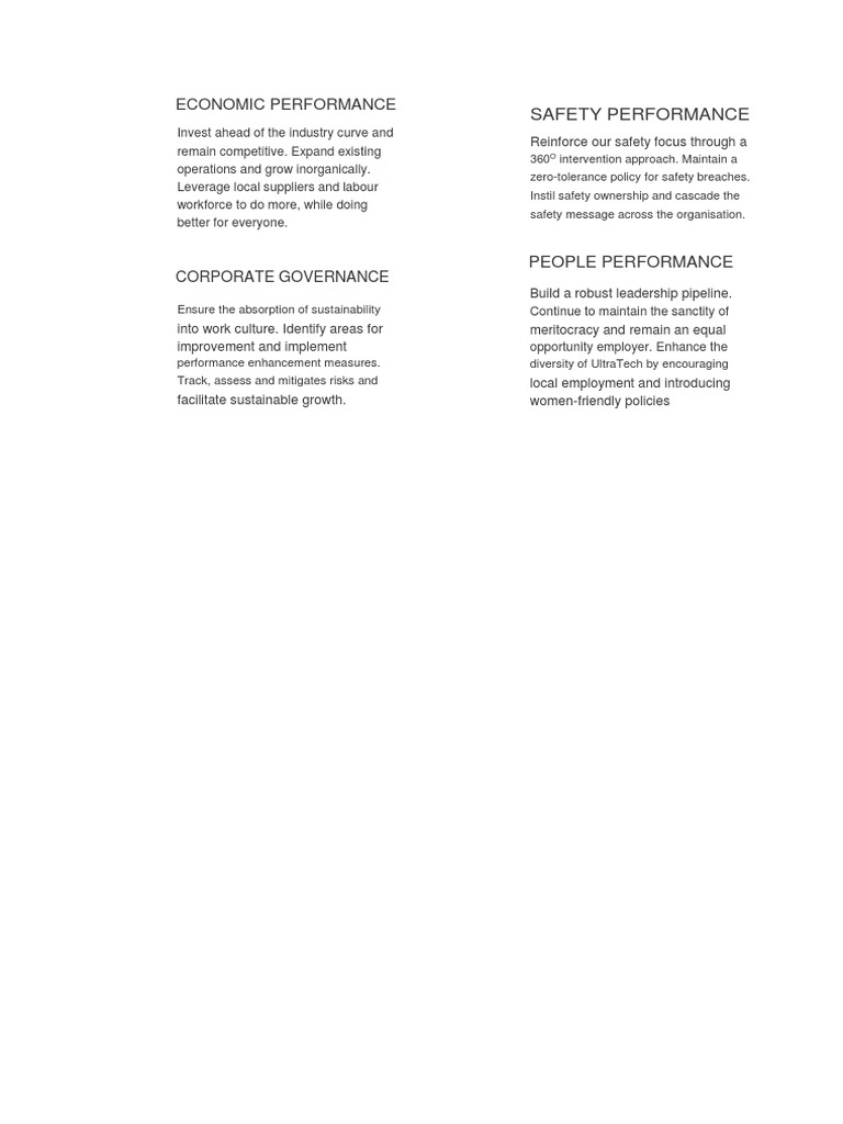 Economic Performance: Corporate Governance | PDF