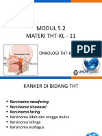 Onkologi THT - Modul 5.2 PDF