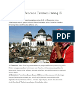 Kronologi Bencana Tsunami 2004 Di Aceh