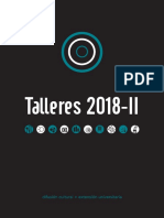 Folleto Talleres 2018-II Dos
