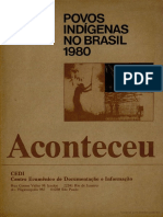 ISA. Povos Indígenas No Brasil - 1980
