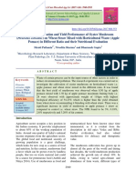 A Study On Cultivation and Yield Performance of Oyster Mushroom (Pleurotus Ostreatus) On Wheat Straw Mixed With Horticultural Waste (Apple Pomace) in Different Ratio and Their Nutritional Evaluation