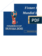 Fixture Munidal Rusia