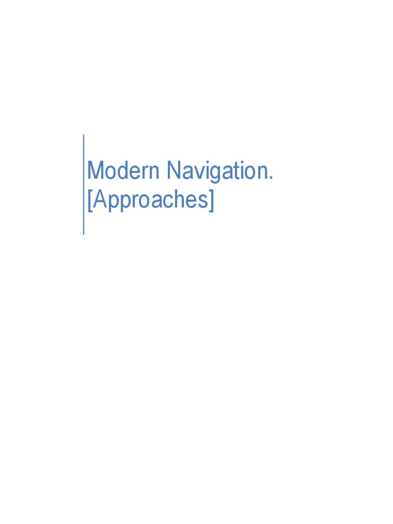 Modern Satellite Navigation Systems | PDF | Global Positioning System ...
